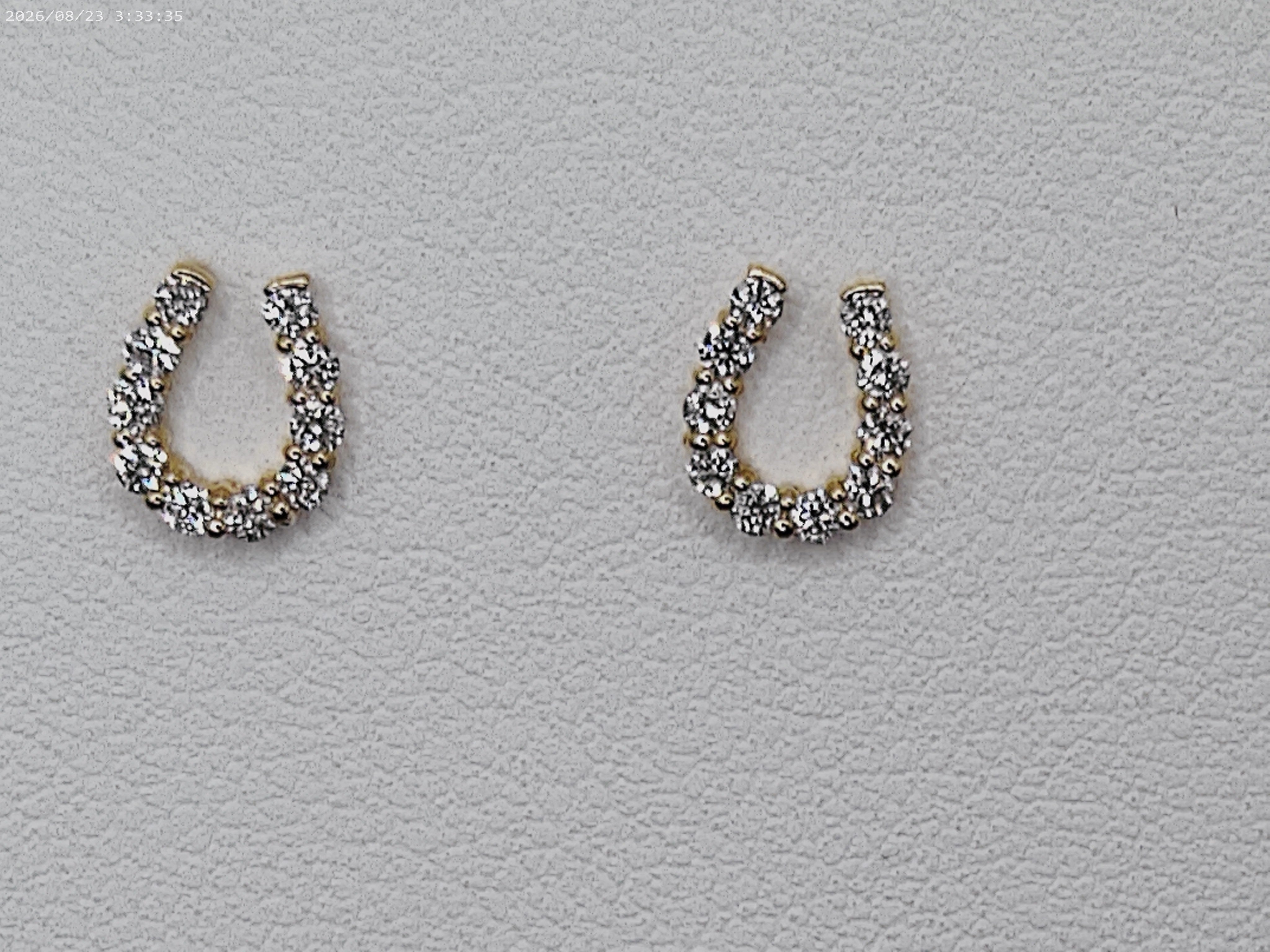 K18 天然ダイヤモンド ピアス 0.10ct｜18金